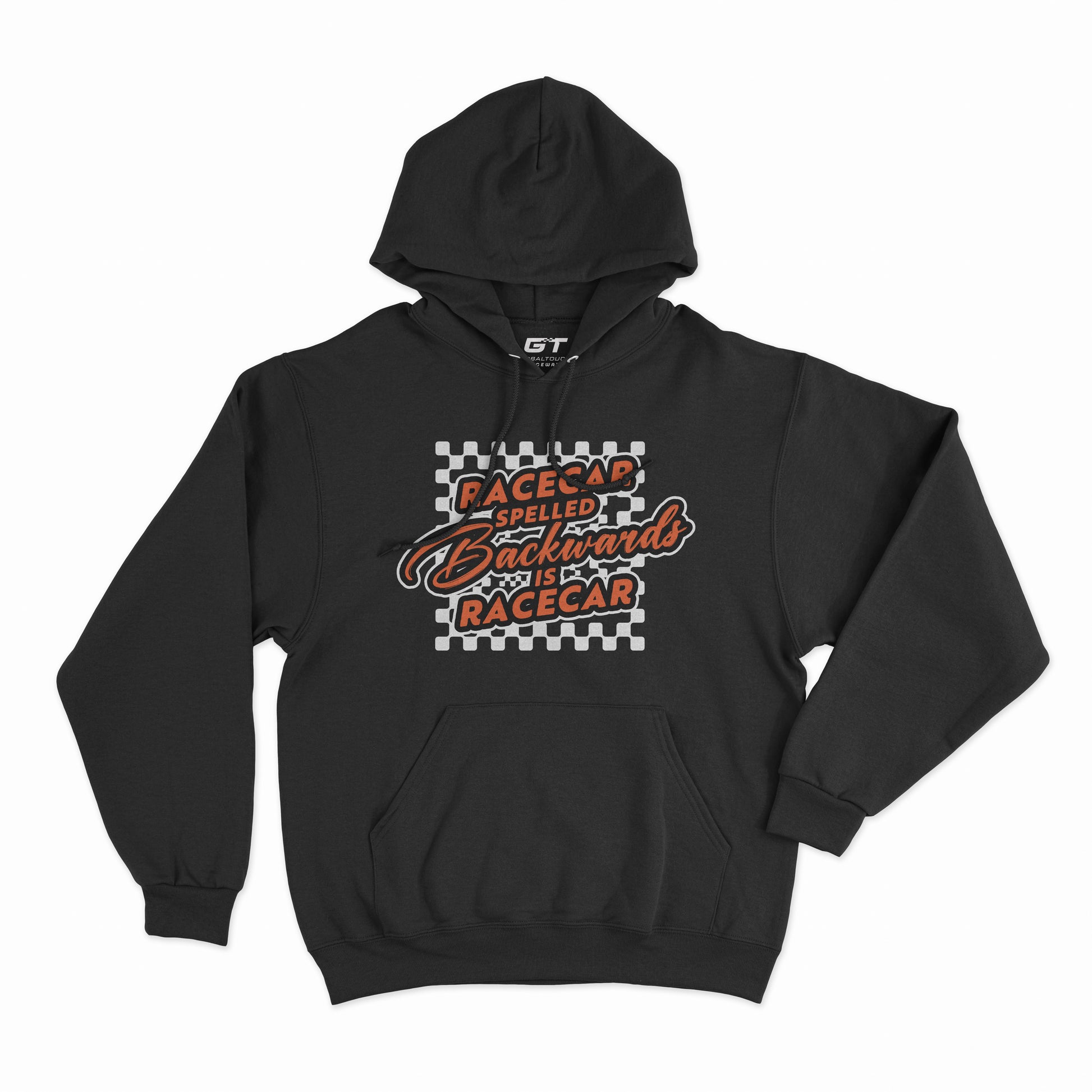 GT Raceway Hoodie - Racecar Spelled Backwards